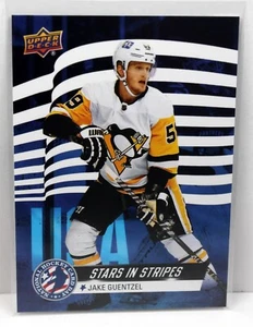 2022 Upper Deck National Hockey Card Day #USA-6 Jake Guentzel Stars In Stripes - Picture 1 of 1