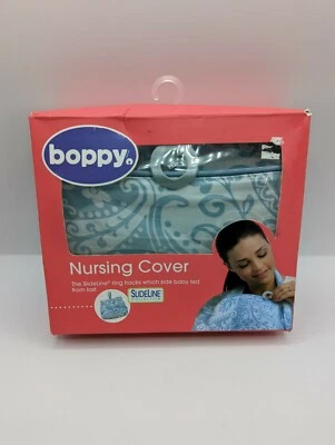 Cubierta de lactancia Boppy colección lateral remolino de lactancia azul francés Foto 1 de 4