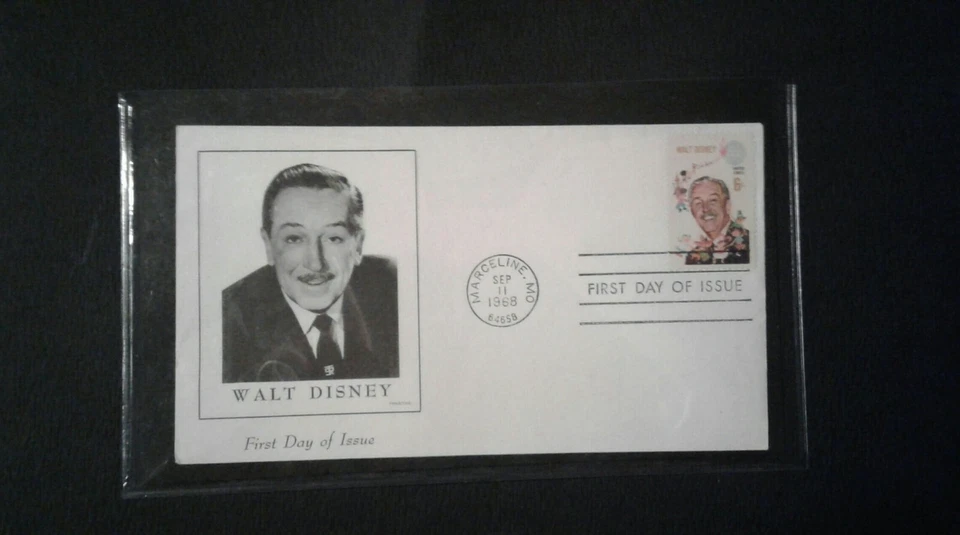 Scott #1355 Walt Disney first day of issue prestige cachet with stuffer (scarce) - Image 1 of 1