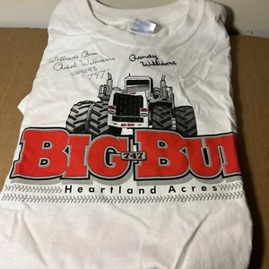 Autographed big bud 747 shirt Xl - Picture 1 of 2