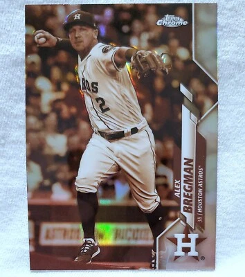 2020 Topps Chrome Sepia Refractor #102 Alex Bregman Houston Astros  - Image 1 of 2