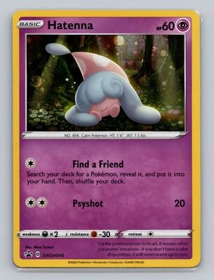 Hatenna #SWSH040 Promo Pokemon TCG SWSH: Sword & Shield Promo Cards - Image 1 of 2