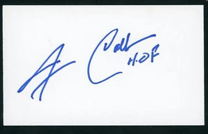 Jim Calhoun Basketball Hall of Fame signierte 3x5 Karteikarte E27231 - Bild 1 von 1