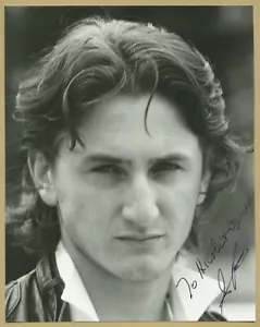 Sean Penn - Rare authentic original photo early signed in person - Cannes 1984 - Picture 1 of 2