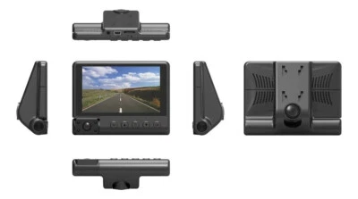 USB 4-inch Featured driving recorder 1080P front and rear dual recording - Image 1 of 4