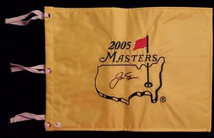 Jack Nicklaus Signed 2005 Masters Flag Autographed Auto GAI Authenticated - Picture 1 of 3