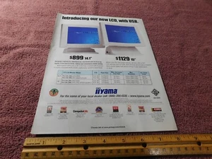 iiyama Print Ad from Magazine Vintage 1998 "Vintage Computer Ad" - Picture 1 of 2