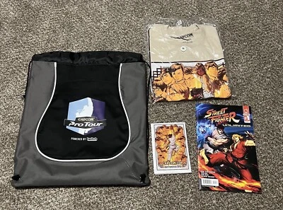 CAPCOM CUP Pro Tour Twitch San Francisco VIP Shirt Comic Street Fighter Set RARE - Image 1 of 3