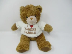 Yankee Candle Teddy Bear With Sweater I Love Yankee Candle With Tag 2010 - Picture 1 of 9