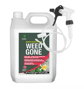 Weedkiller Weed Gone 5L Fast Acting with Long Hose Trigger Enviro Works - Picture 1 of 6