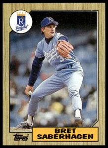 1987 Topps #140 Bret Saberhagen - Bild 1 von 2