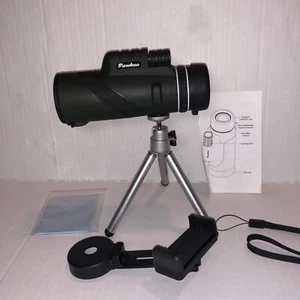 Pankoo 40x60 Monocular High Power Monocular scope with smartphone tripod ~ NEW - Picture 1 of 2