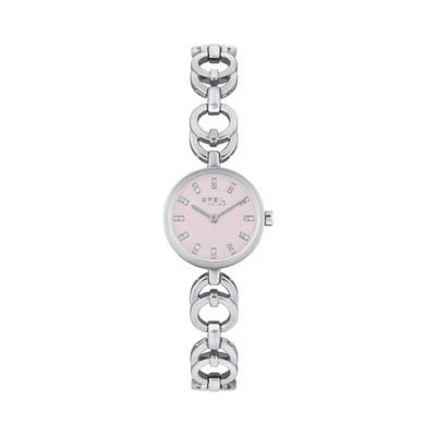 Orologio Breil Tribe Luna EW0555 Watch Donna Braccialato Rosa Zirconi 24 mm - Immagine 1 di 3