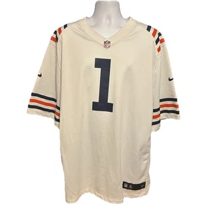 Chicago Bears Justin Fields #1 Trikot Herren 3XL weiß Nike On Field CD0261-100 - Bild 1 von 21