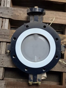 8" Durco BTV Lined Butterfly Valve BARE STEM - Picture 1 of 4