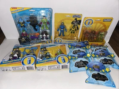 Imaginext DC Super Friends Lote Metal Force, 2 paquetes, paquete de 4 NUEVO (17 figuras) Foto 1 de 4