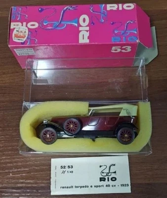 RIO 1/43 Renault 40CV 1923 siluro pressofuso auto - Immagine 1 di 4