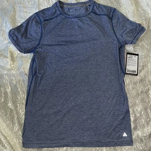 SOLFIRE Mens Tech Tee T-Shirt, Blue, Small - Picture 1 of 5