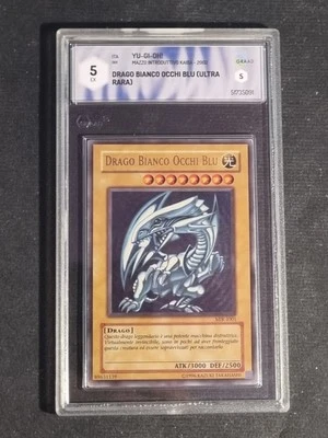 YUGIOH! - DRAGO BIANCO OCCHI BLU - MIK I001 - ULTRA RARA - GRAAD 5 - NO PSA BGS - Immagine 1 di 4