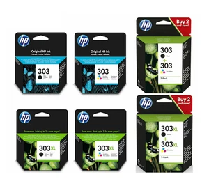 Original HP 303 / HP 303XL Schwarz / Farbe Tintenpatronen für HP Envy 7130 6234 Set - Bild 1 von 7