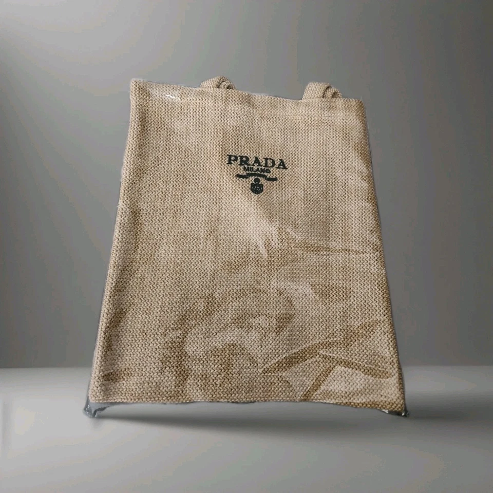 PRADA  Medium-sized Straw  Shoulder Bag for Beach, Shopping Tote GWP/VIP!  - Image 1 of 1