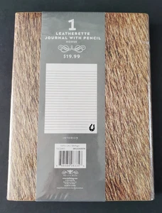 Leatherette Journal with Pencil Horseshoe Design on Pages 320 Pages 5 3/4X8 NEW - Picture 1 of 2