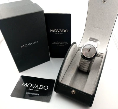 Movado Men's Sports Edition "SE" Silver-On-Silver Model #84.G1.1892-Ex Condition - image 1 of 4