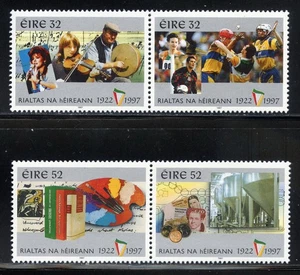 Irlanda 1056a, 1058a MNH, Estado irlandés 75º. Aniversario. Pares desde 1997. - Imagen 1 de 1