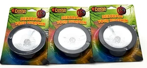 NEW 3-pack lot PUMPKIN MASTERS 3 IN 1 LED LIGHT HALLOWEEN Strobes Color Changing - Picture 1 of 4