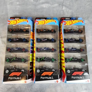 Hot Wheels 2024 F1 5 Pack Lot Of 3 Formula 1 🔥🔥 🔥 - Picture 1 of 1