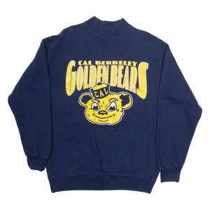 NUTMEG Cal Berkeley Golden Bears Herren Sweatshirt Blau Hoher Kragen USA L - Bild 1 von 6
