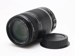 【Excellent】 Canon EF-S 55-250mm F4-5.6 IS Black from JAPAN - Picture 1 of 6
