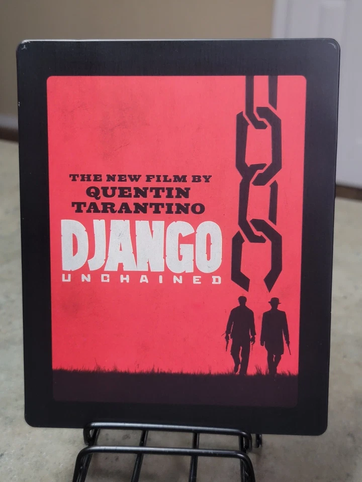 Django Unchained Blu-ray/Dvd + Bonus Disc Steelbook w/ j-card & clear bag 2012 - Image 1 of 4