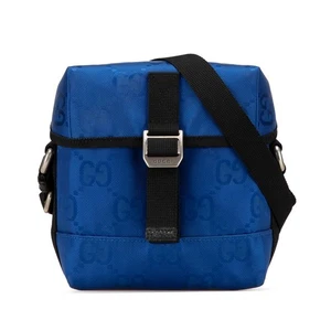 GUCCI GG nylon Crossbody messenger bag Shoulder Bag 643858 Women 【Used】 - Picture 1 of 10