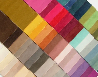 Samt Vorhang Polsterstoff Farbe Spectrum Plüsch Kissen Polstermöbel - Bild 1 von 4