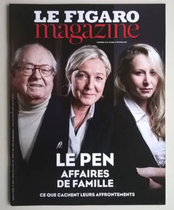 LE FIGARO MAGAZINE du 13/02/2015 - Le Pen/ Nigéria Boko Haram/ Chicago/ E.Catton - Picture 1 of 12