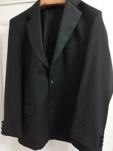 Marks and Spencer Hombres Negro Lana Traje Chaqueta Talla 40 Regular - Imagen 1 de 12