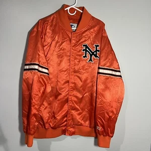 Vintage Starter New York San Francisco Giants Baseball Orange Jacke Herren 2XL - Bild 1 von 8