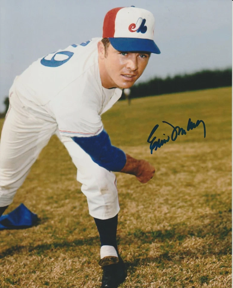 ERNIE MCANALLY HAND SIGNED AUTOGRAPH 8X10 PHOTO COA AUTO MONTREAL EXPOS - Image 1 of 1