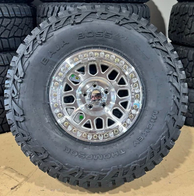 Ruedas 17" KMC KM235 Crawl Beadlock 37" Baja Boss AT 5x5 Jeep Wrangler JK JL Foto 1 de 4