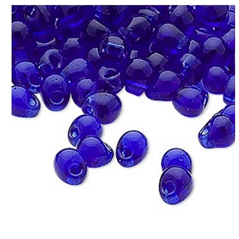 Cuentas de lágrima de vidrio con flecos Miyuki de semillas 15 gramos 280+ gotas de joyería 4x3,4 mm Foto 1 de 1