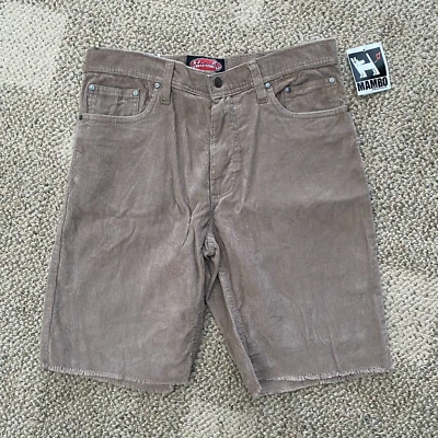 Pantalones Cortos de Pana Corte MAMBO Largo Algodón Hongos Tostado Para Hombre Joven Talla 29 Foto 1 de 3