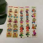 Vintage Cardesigns Toots Teddy Bear Sticker Lot 80s Beach Workout Barely Dressed