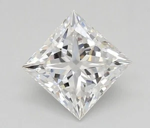 1.08 Ct PRINCESS Cut E Color VS1 Clarity IGI Certified Lab Grown CVD Diamond - Picture 1 of 12