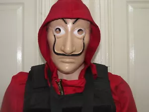 Money Heist Costume, Jump Suit, Body Armour, Props, Masks - Picture 1 of 10