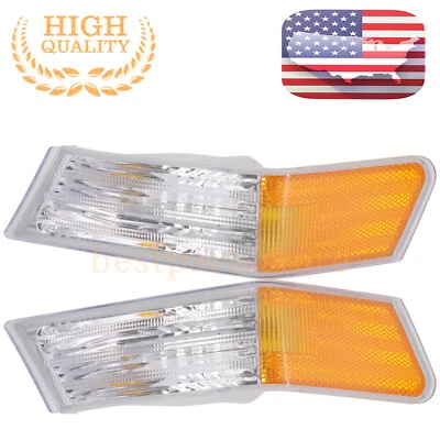 Front Corner Turn Signal Parking Light Lamps Pair For 2007-2017 Patriot Jeep New Foto 1 de 4