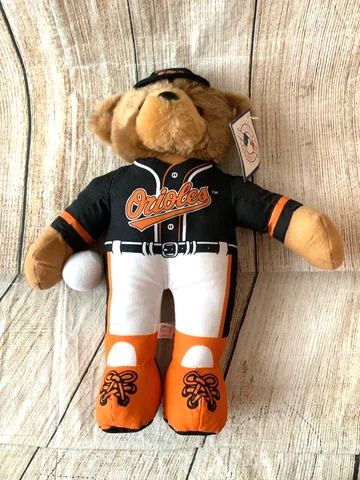 Baltimore Orioles MLB Good Stuff 1998 Plush Teddy Bear with tags 12 inch Cover