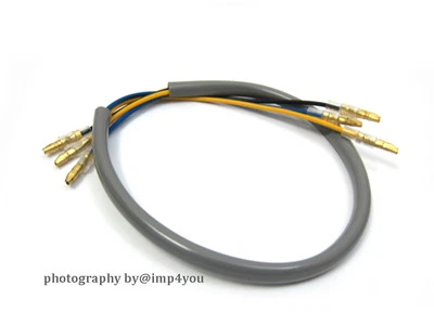 Taillight Cord Rear light Wire Gray loom replace Yamaha DT2 DT3 RT1 RT2 RT3  — 第 1/2 张图片