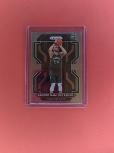 2021-22 Panini Prizm Sandro Mamukelashvili  Rookie RC #293 Bucks