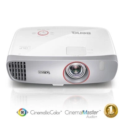 BenQ W1210ST projector 2200 Lumens 1080p home cinema gaming short throw was £930 - Image 1 of 2